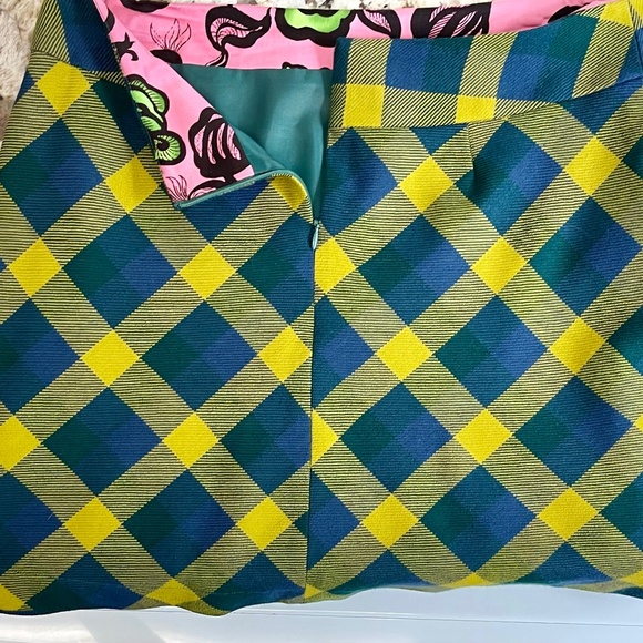 SALE! DEMA (San Francisco) 100% Wool, A-Line Mini Skirt, Lined, Pockets~Sz L - Picture 3 of 9